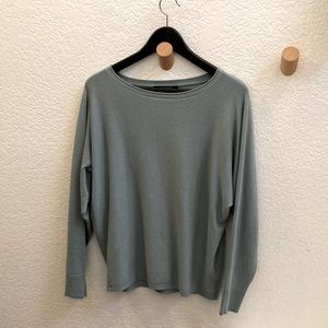 Dolman Dusty Blue Sweater